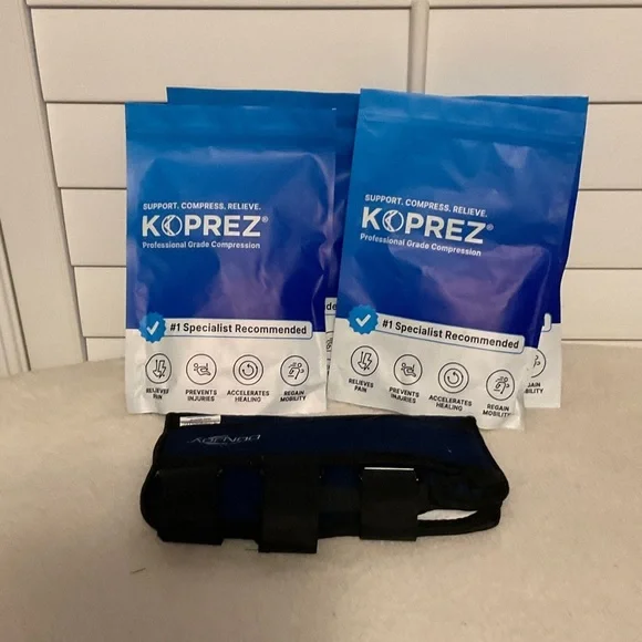 Blue Compression Support - Picture 1 of 3